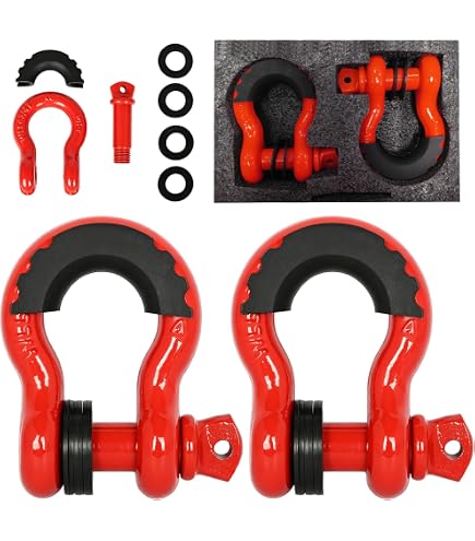 Amazon.co.jp: Smittybilt 13047R Dリングシャックル 3/4インチ ねじ